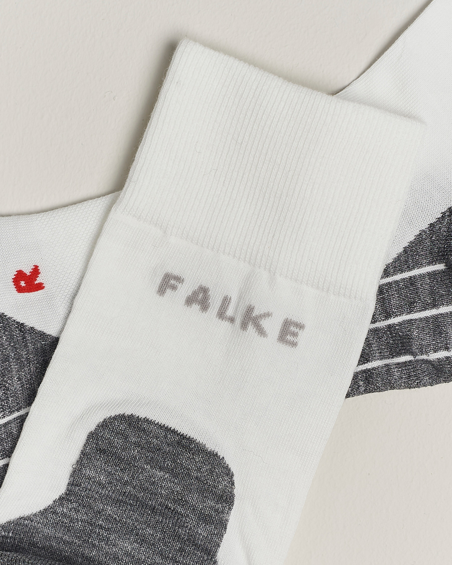 Heren | Alledaagse sokken | Falke Sport | Falke RU4 Endurance Running Socks White Mix