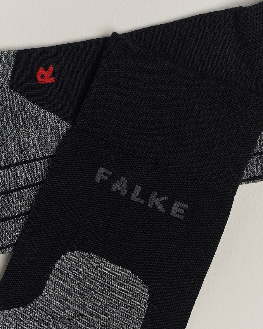 Heren | Active | Falke Sport | Falke RU4 Endurance Running Socks Black Mix