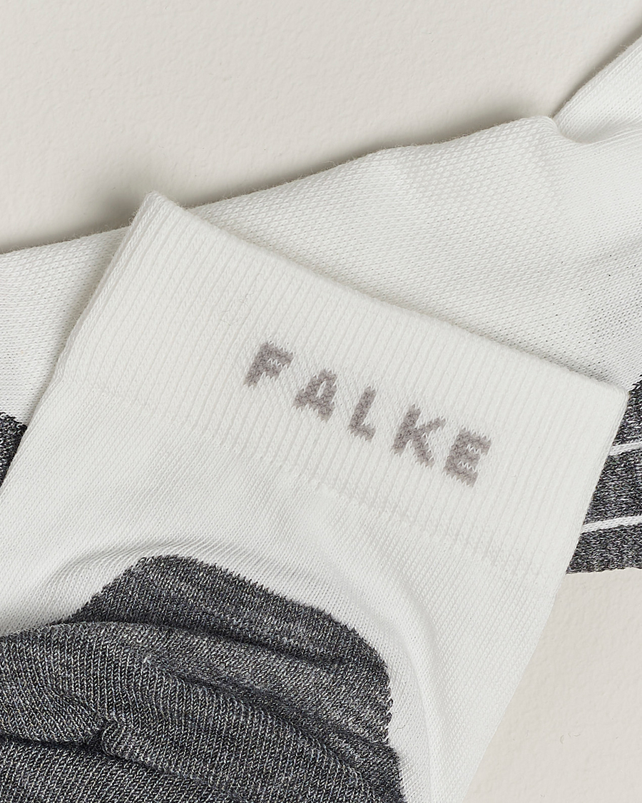 Heren | Enkelsokken | Falke Sport | Falke RU4 Endurance Short Running Socks White Mix