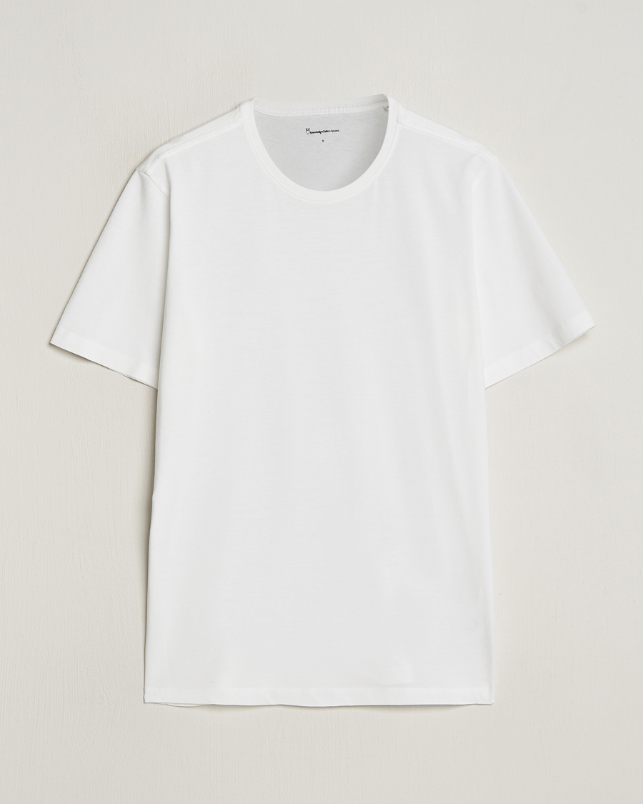 Heren |  | KnowledgeCotton Apparel | Agnar Basic T-Shirt Bright White