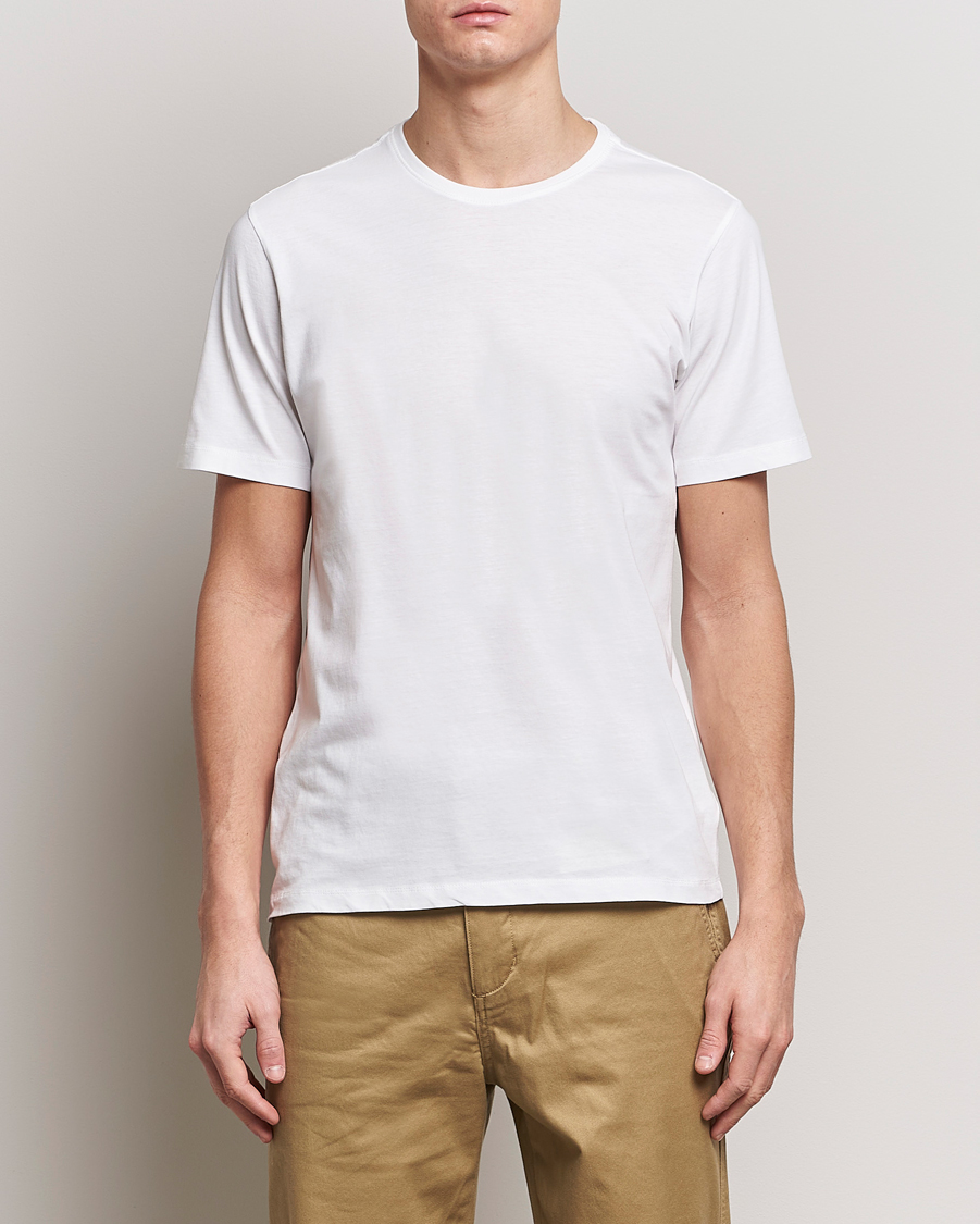Heren | T-shirts | KnowledgeCotton Apparel | Agnar Basic T-Shirt Bright White