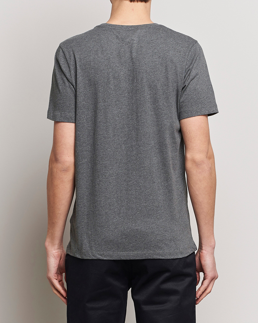 Heren | T-shirts | KnowledgeCotton Apparel | Agnar Basic T-Shirt Dark Grey Melange