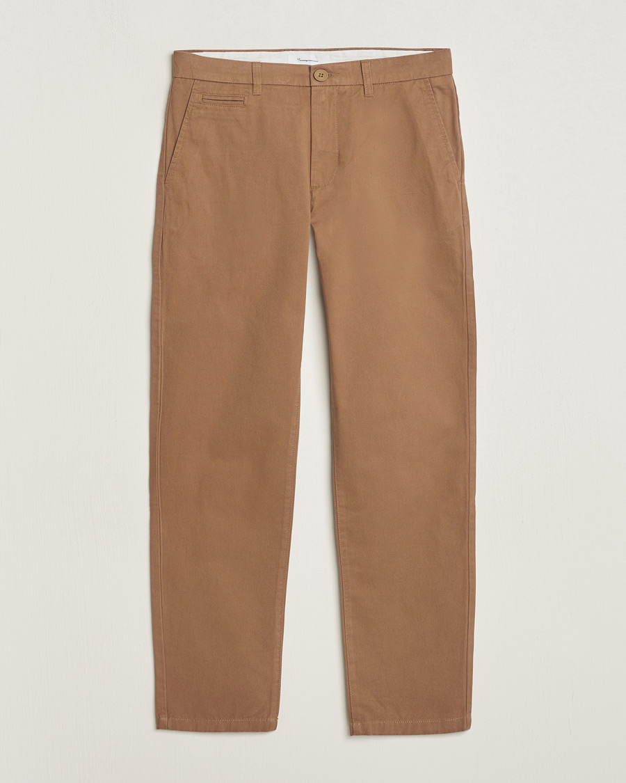Heren | Broeken | KnowledgeCotton Apparel | Chuck Regular Cotton Twill Chino Tuffet