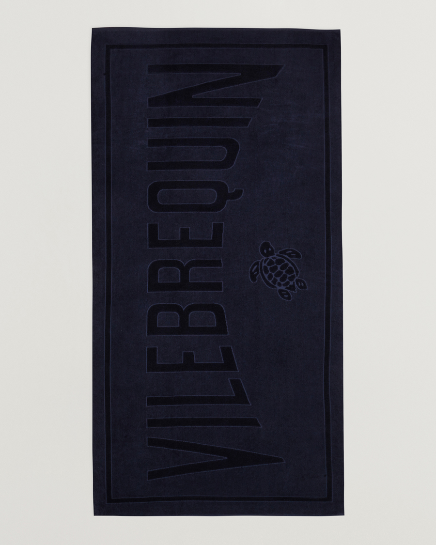 Heren | Stoffen | Vilebrequin | Sand Organic Cotton Towel Bleu Marine