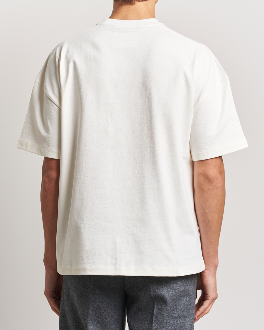 Heren | T-shirts | Jil Sander | Round Collar Logo T-Shirt White