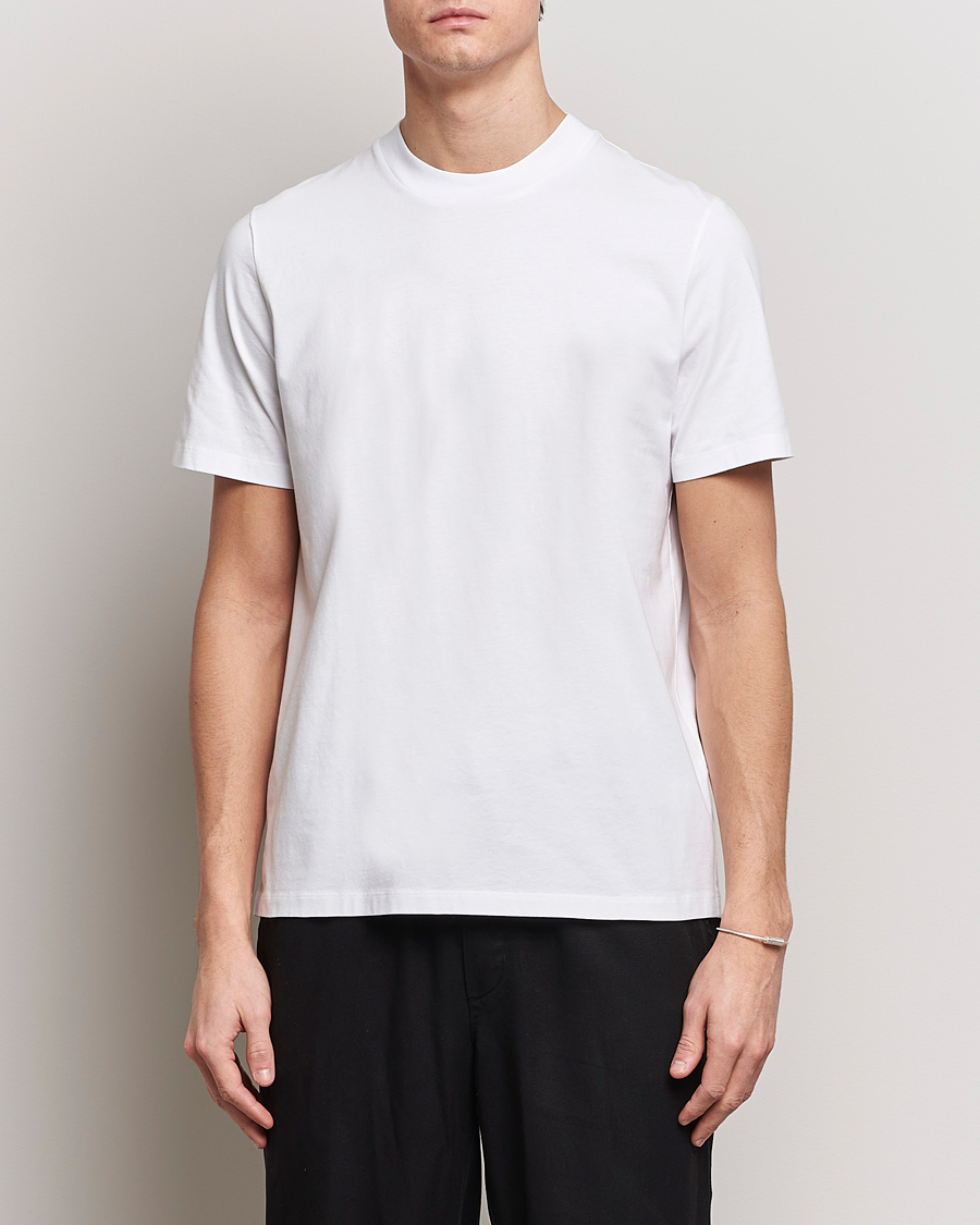 Heren | Witte T-shirts | Jil Sander | Round Collar Simple T-Shirt White