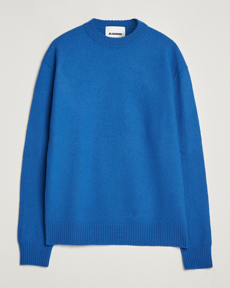 Heren | Truien | Jil Sander | Lightweight Merino Wool Sweater Space Blue