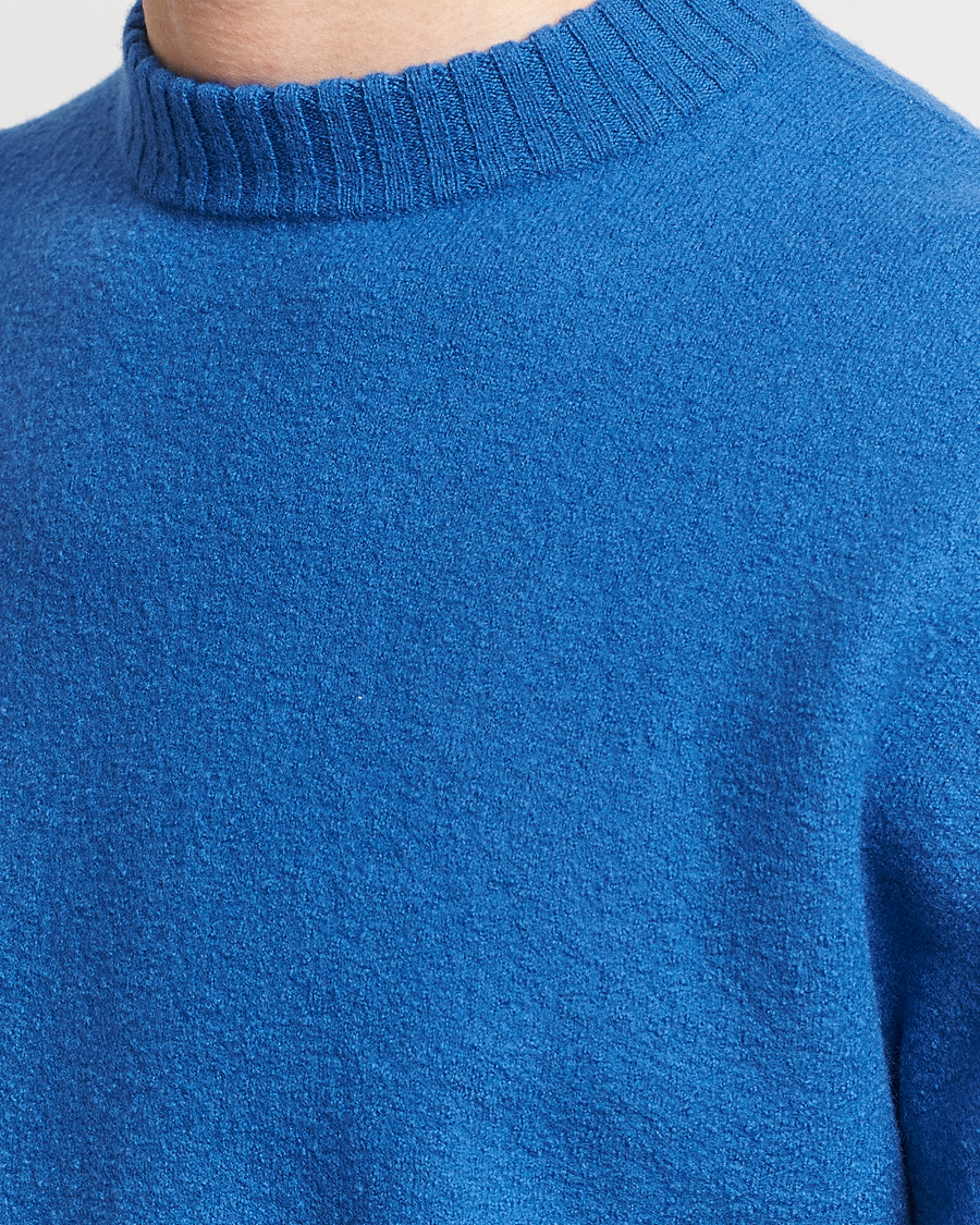 Heren | Truien | Jil Sander | Lightweight Merino Wool Sweater Space Blue