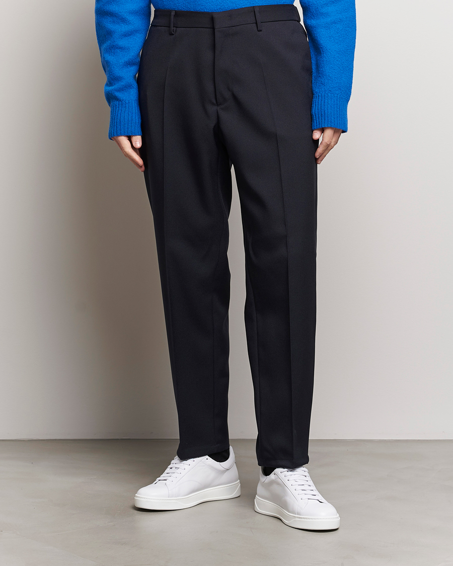 Men | Drawstring Trousers | Jil Sander | Drawstring Pants Midnight