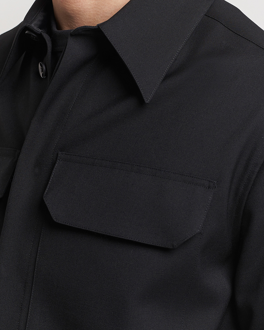 Heren | Overhemden | Jil Sander | Double Pocket Overshirt Black