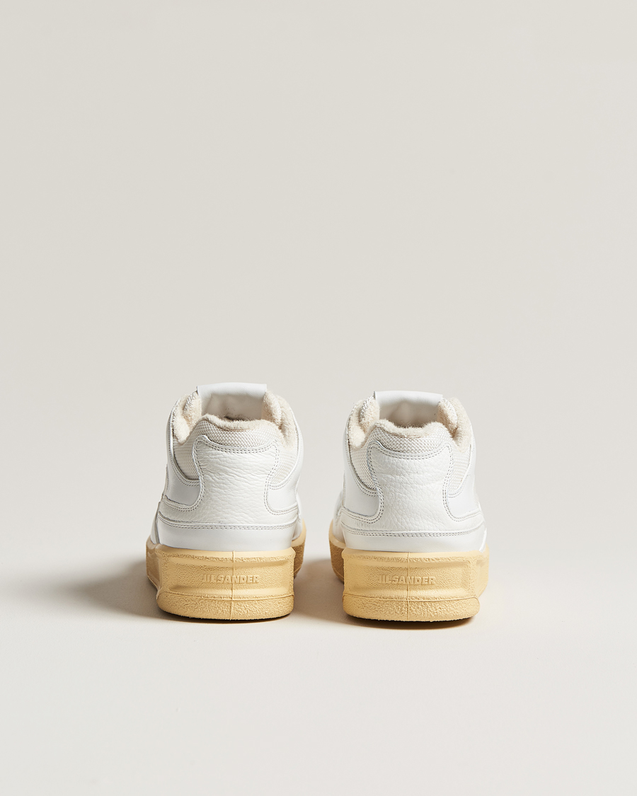 Heren | Jil Sander Low Basket Sneakers White | Jil Sander | Low Basket Sneakers White