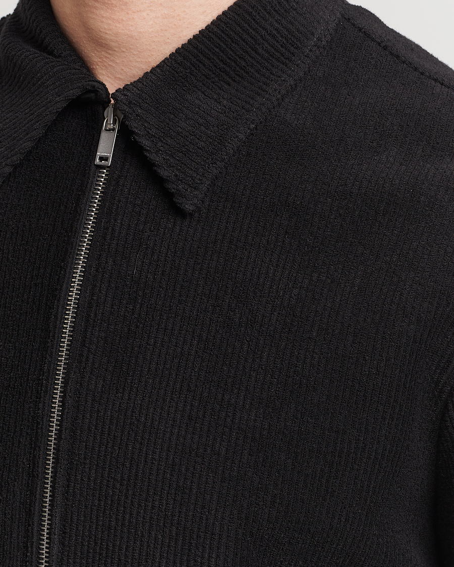 Heren | Overhemden | Jil Sander | Full Zip Camp Shirt Black