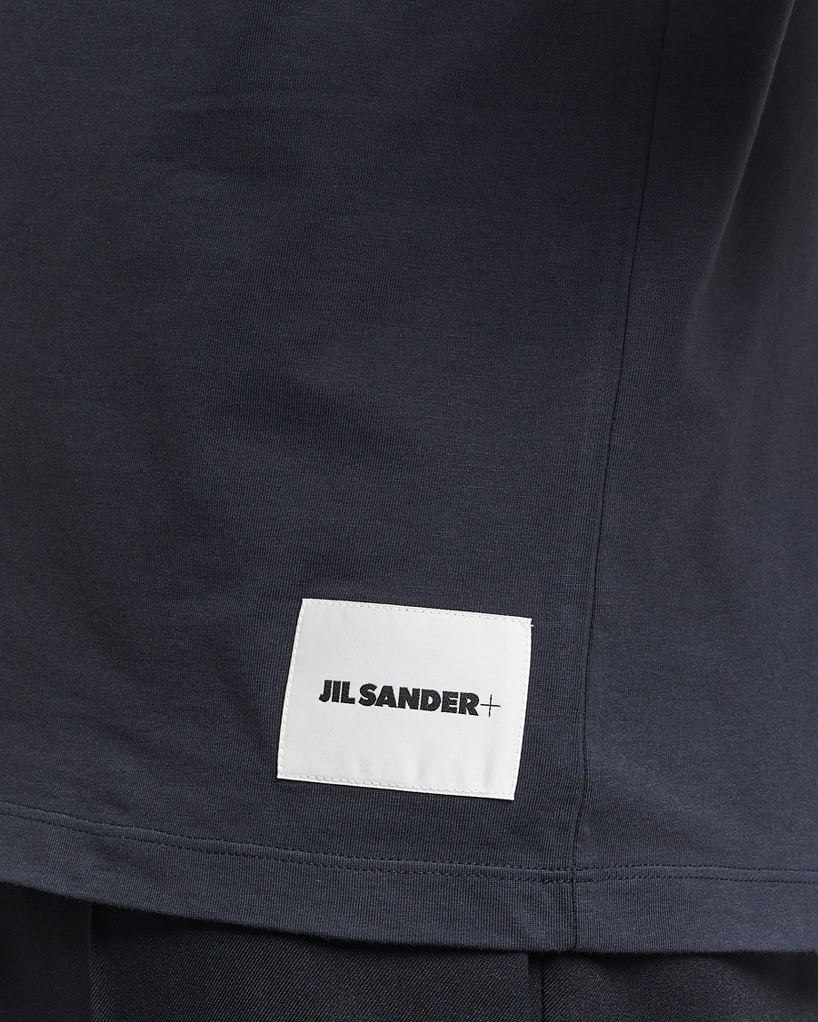 Heren | T-shirts | Jil Sander | 3-Pack Short Sleeve T-Shirts White/Navy/Black