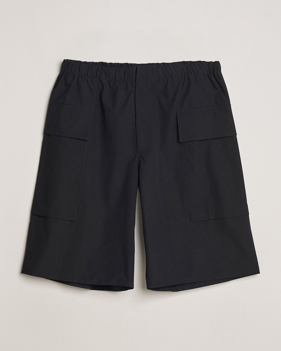 Heren | Korte broek | Jil Sander | Relaxed Fit Drawstring Shorts Black