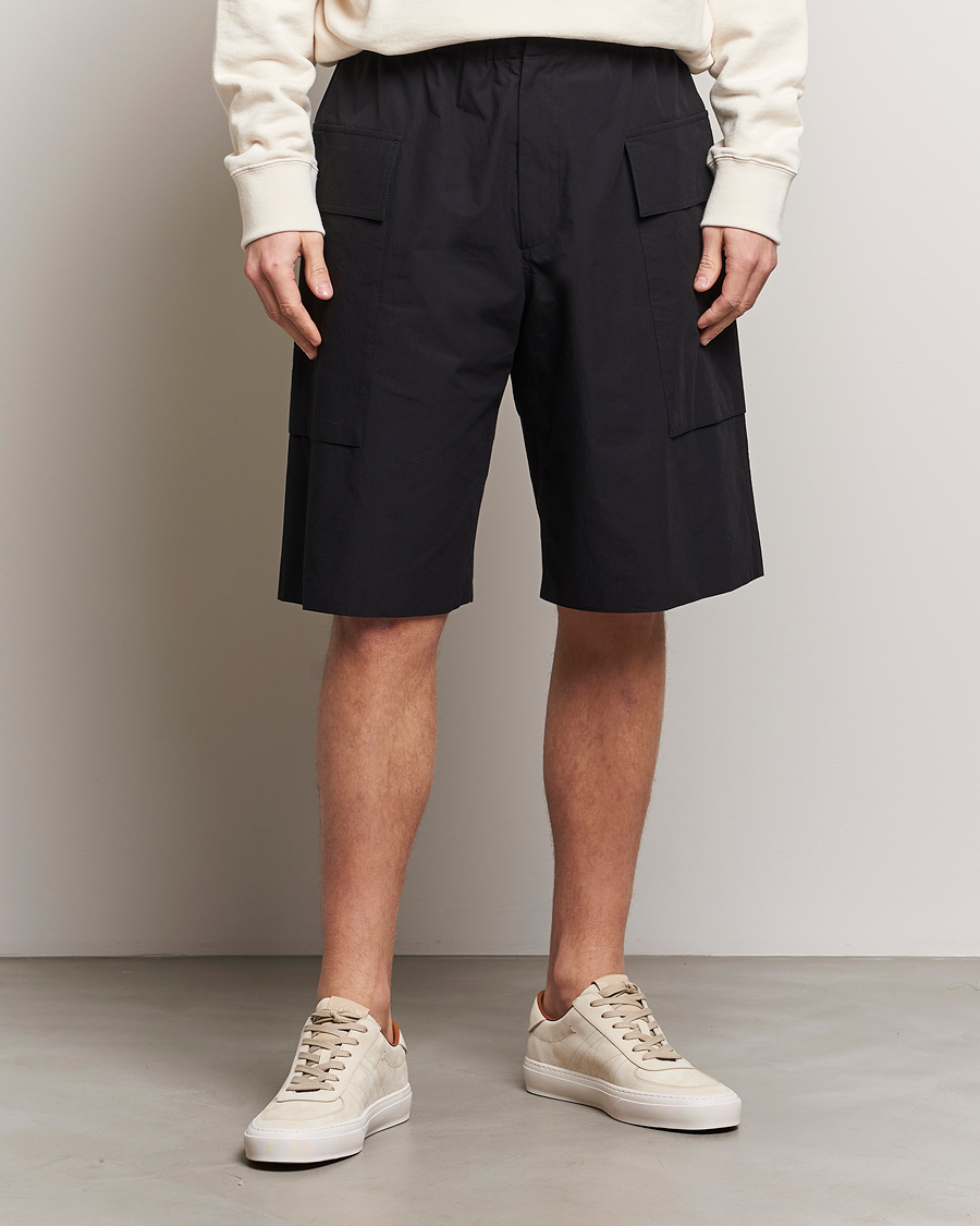 Heren | Chino-shorts | Jil Sander | Relaxed Fit Drawstring Shorts Black