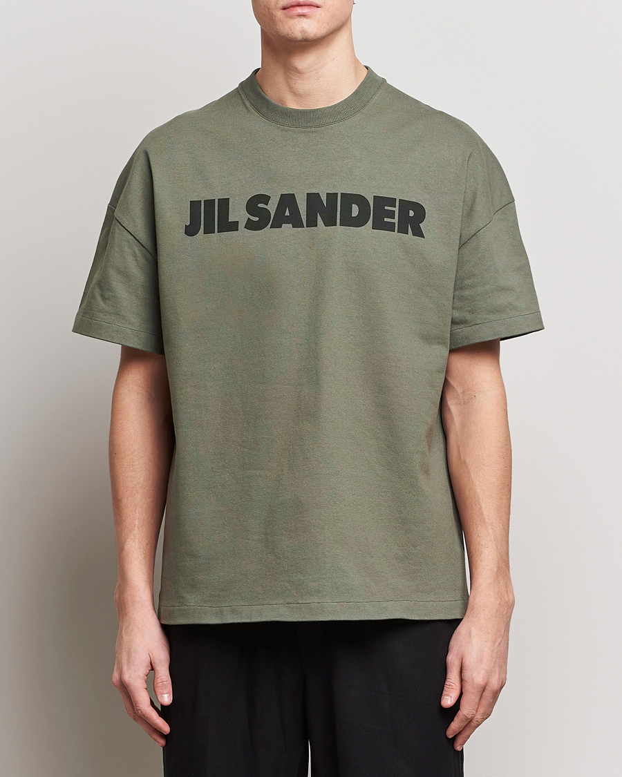 Heren | Kleding | Jil Sander | Printed Logo T-Shirt Thyme Green