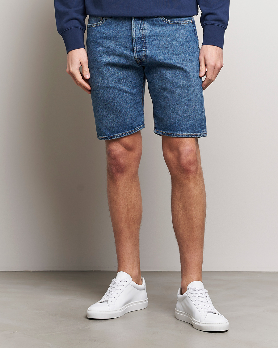 Heren | Spijkershorts | Levi's | 501 Original Denim Shorts 9am On Battery