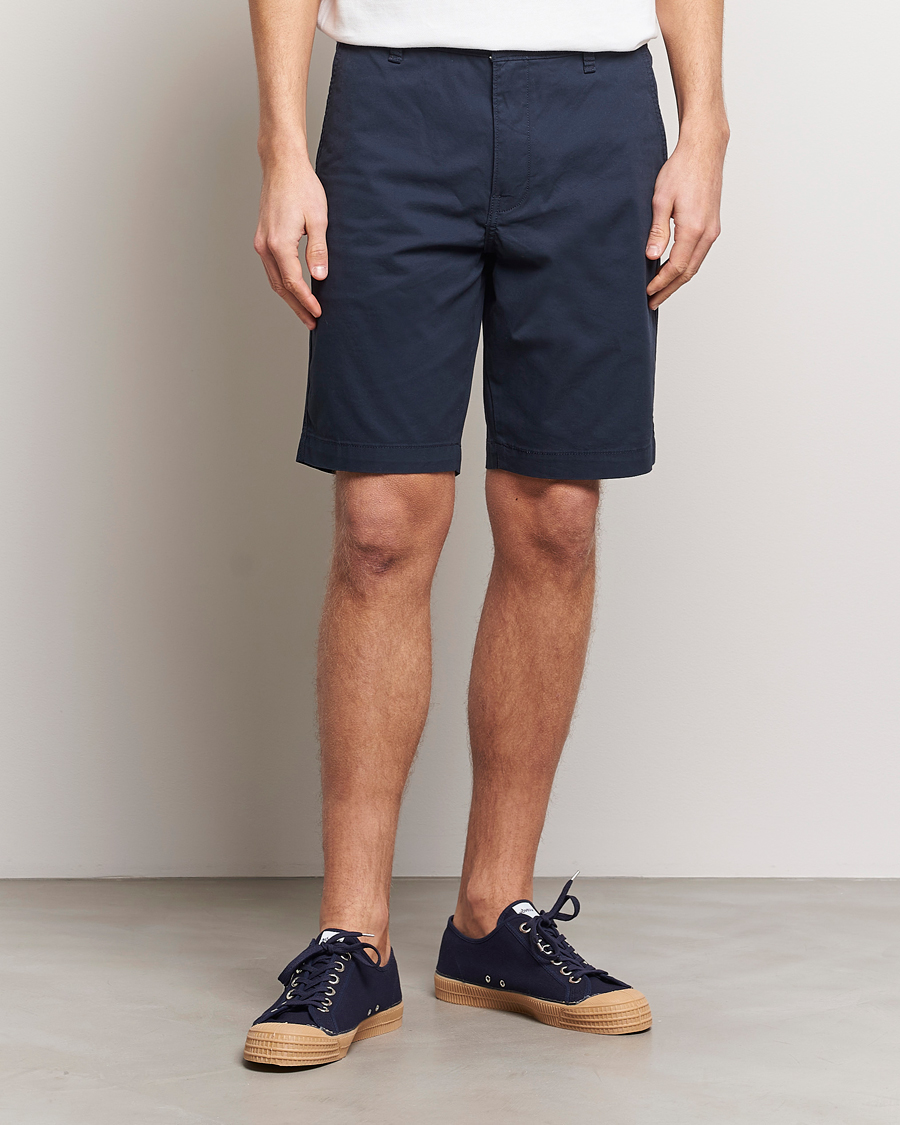 Heren | Korte broek | Levi's | Garment Dyed Chino Shorts Blatic Navy