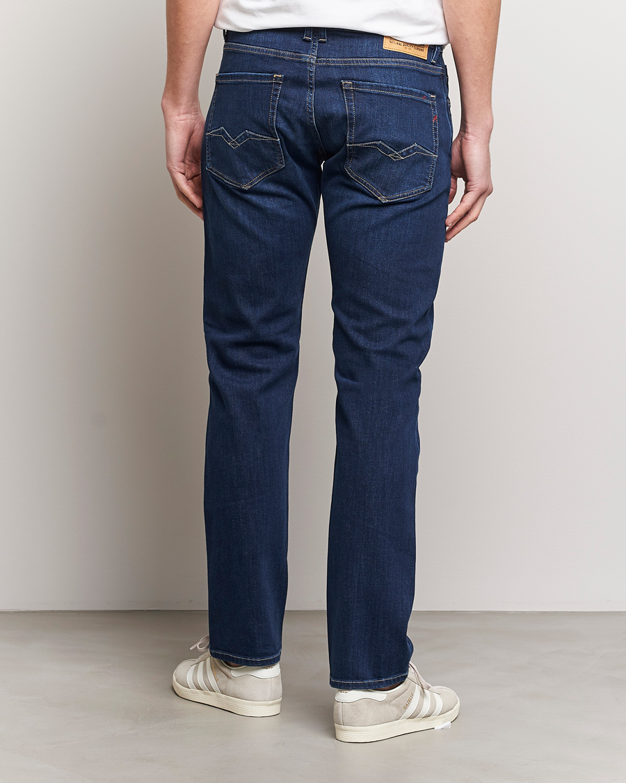 Heren | Jeans | Replay | Rocco Stretch Jeans Dark Blue