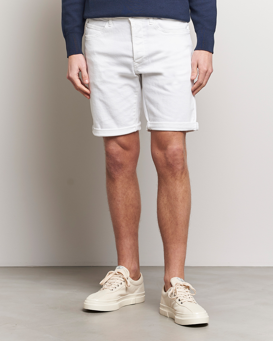 Heren | Korte broek | Replay | RBJ901 Super Stretch Denim Shorts White