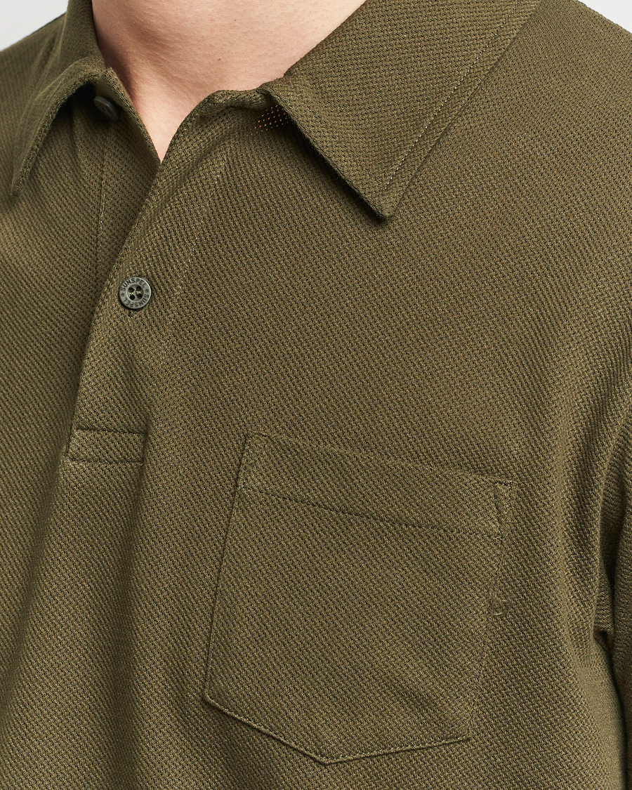 Heren | Polo's | Sunspel | Riviera Polo Shirt Dark Olive
