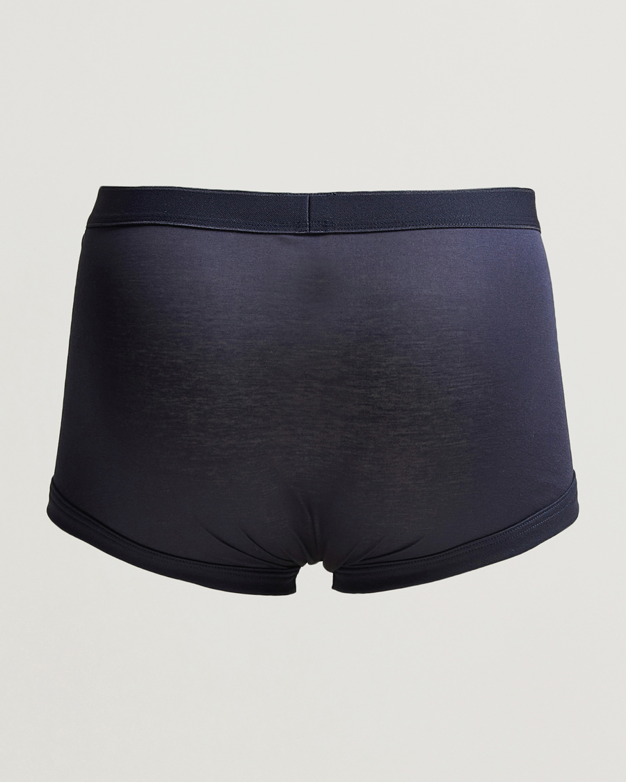 Heren | Zimmerli of Switzerland | Zimmerli of Switzerland | Sea Island Cotton Boxer Briefs Navy