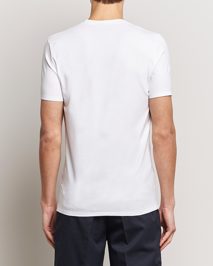 Heren | T-shirts | Zimmerli of Switzerland | Pureness Modal Crew Neck T-Shirt White