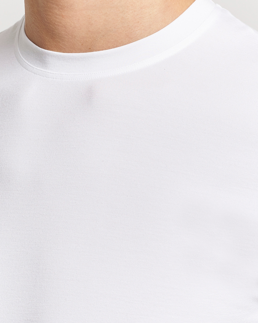 Heren | T-shirts | Zimmerli of Switzerland | Pureness Modal Crew Neck T-Shirt White