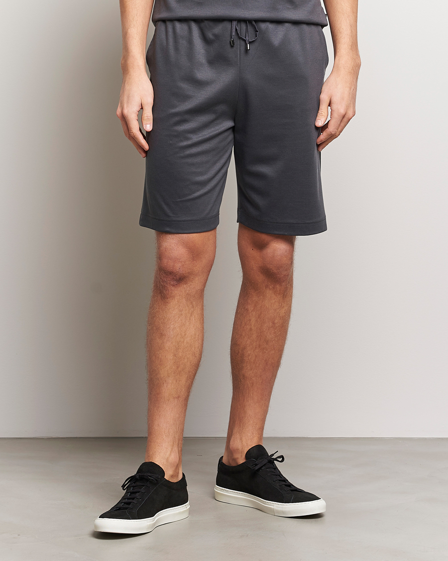 Heren | Zimmerli of Switzerland | Zimmerli of Switzerland | Cotton/Modal Loungewear Shorts Phantom