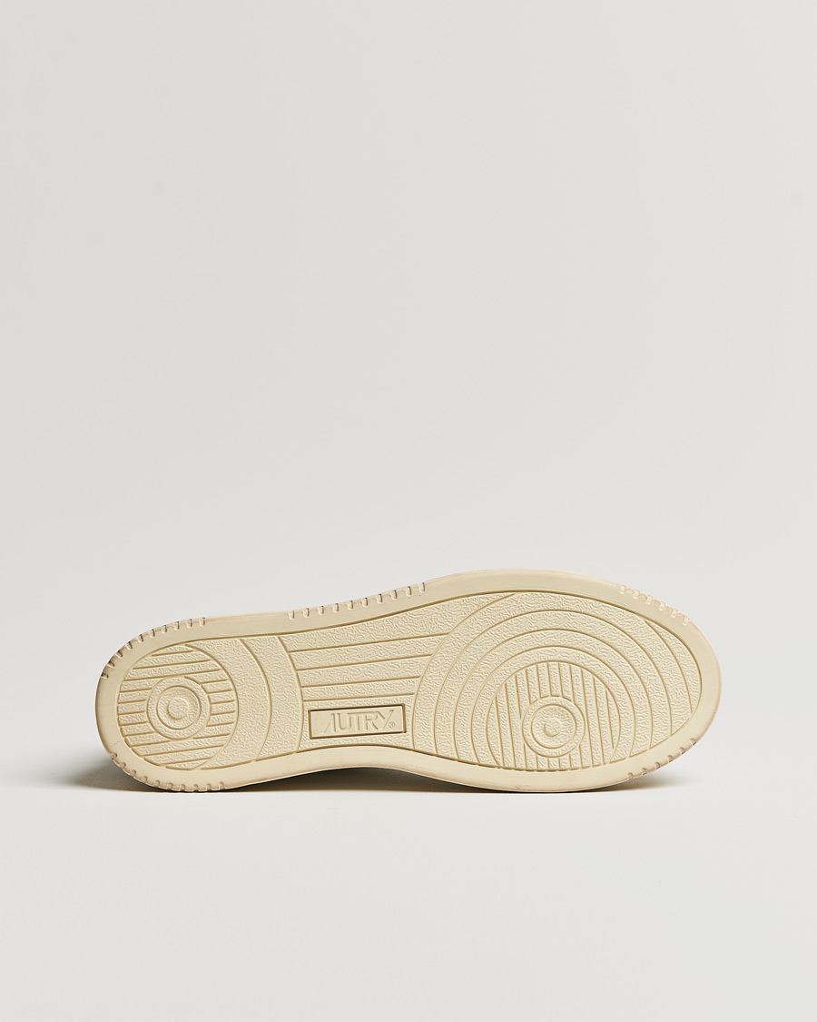 Heren | Autry Super Vintage Low Leather Sneaker White/Navy | Autry | Super Vintage Low Leather Sneaker White/Navy