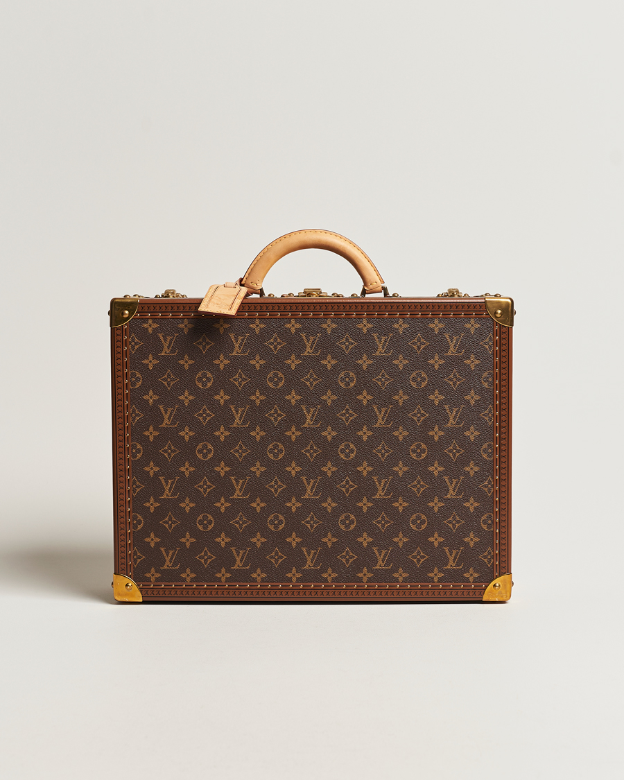 Heren | Louis Vuitton Pre-Owned Cotteville 45 Suitcase Monogram | Louis Vuitton Pre-Owned | Cotteville 45 Suitcase Monogram