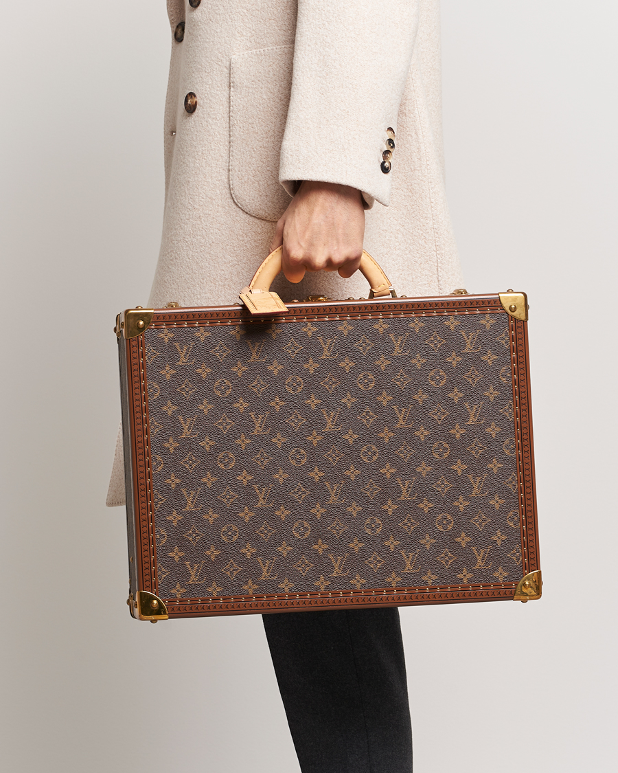 Heren | Louis Vuitton Pre-Owned Cotteville 45 Suitcase Monogram | Louis Vuitton Pre-Owned | Cotteville 45 Suitcase Monogram