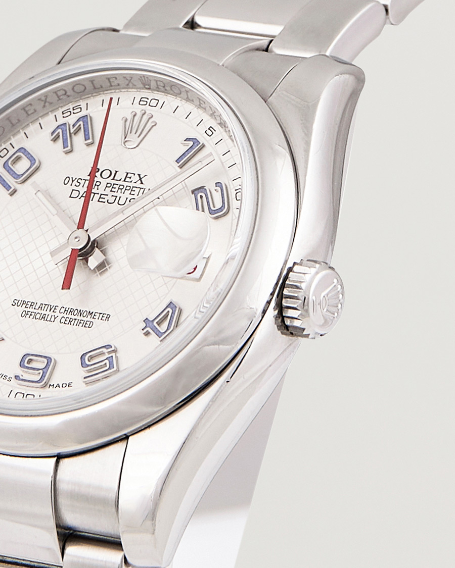 Heren | Rolex Pre-Owned Datejust 116200 Oyster Perpetual Steel Silver | Rolex Pre-Owned | Datejust 116200 Oyster Perpetual Steel Silver