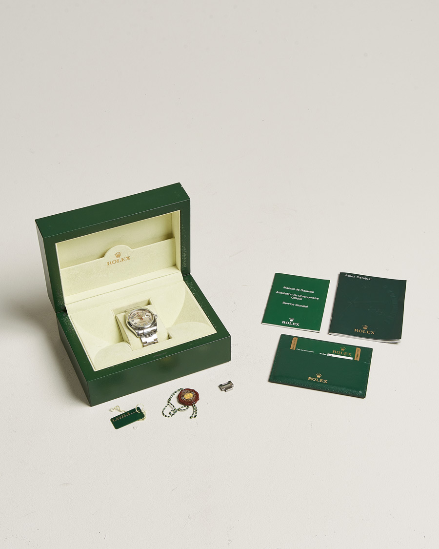 Heren | Rolex Pre-Owned Datejust 116200 Oyster Perpetual Steel Silver | Rolex Pre-Owned | Datejust 116200 Oyster Perpetual Steel Silver