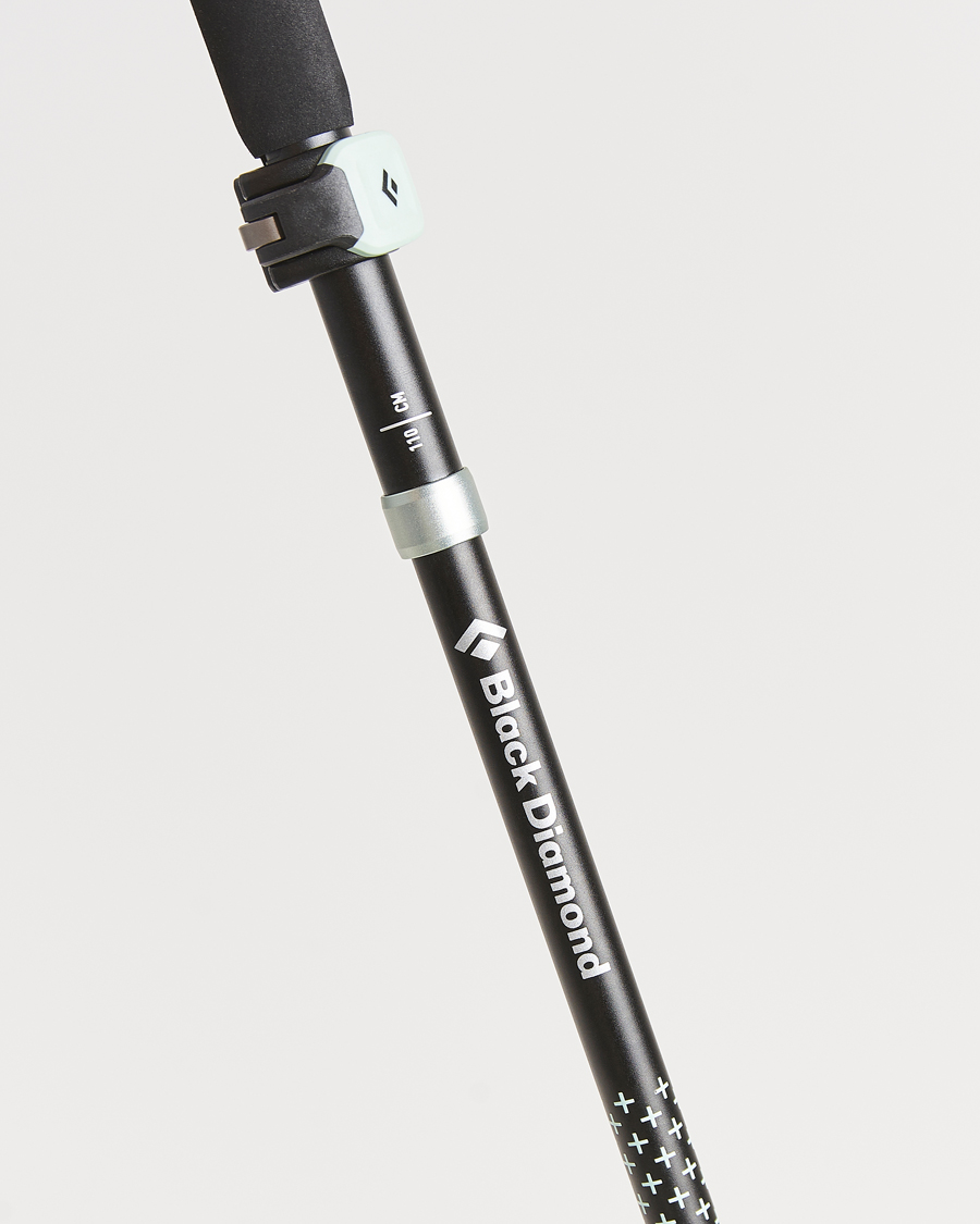 Heren | Actieve accessoires | Black Diamond | Distance FLZ Trekking Poles Black/Foam Green