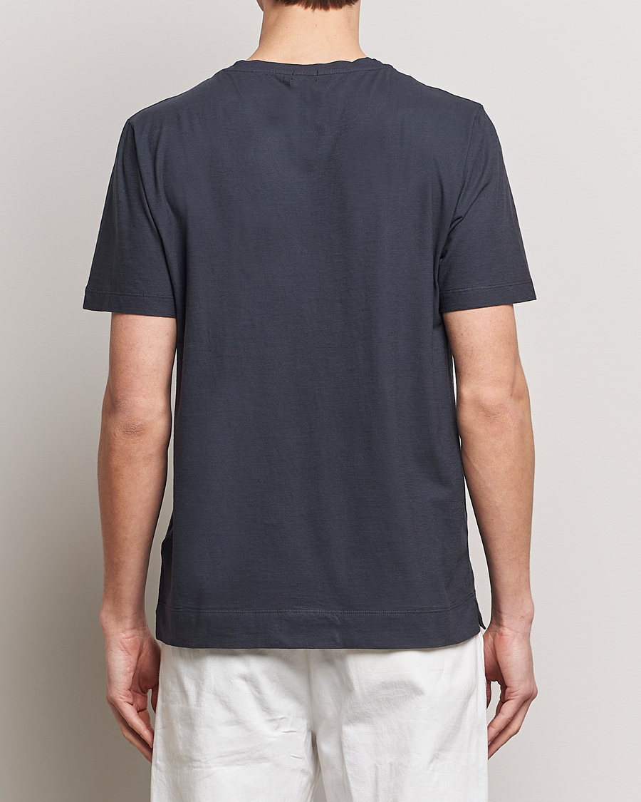 Heren | T-shirts | Massimo Alba | Panarea Watercolor T-Shirt Black