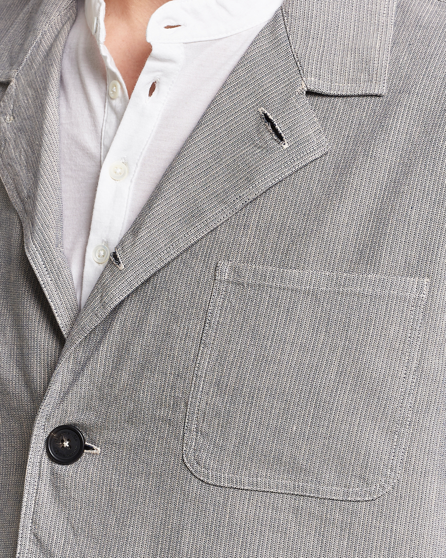 Heren | Jassen | Massimo Alba | Florida Cotton/Linen Shirt Jacket Light Grey