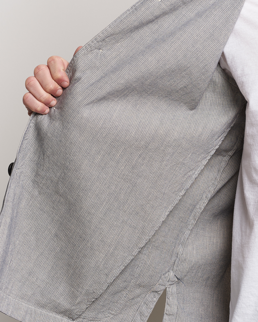 Heren | Jassen | Massimo Alba | Florida Cotton/Linen Shirt Jacket Light Grey