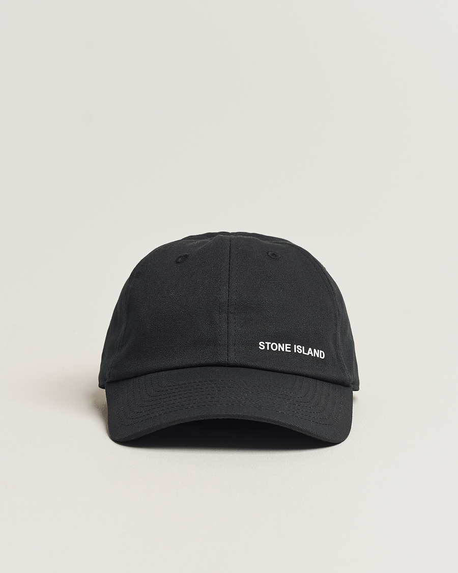 Heren | Stone Island Small Logo Cap Black | Stone Island | Small Logo Cap Black