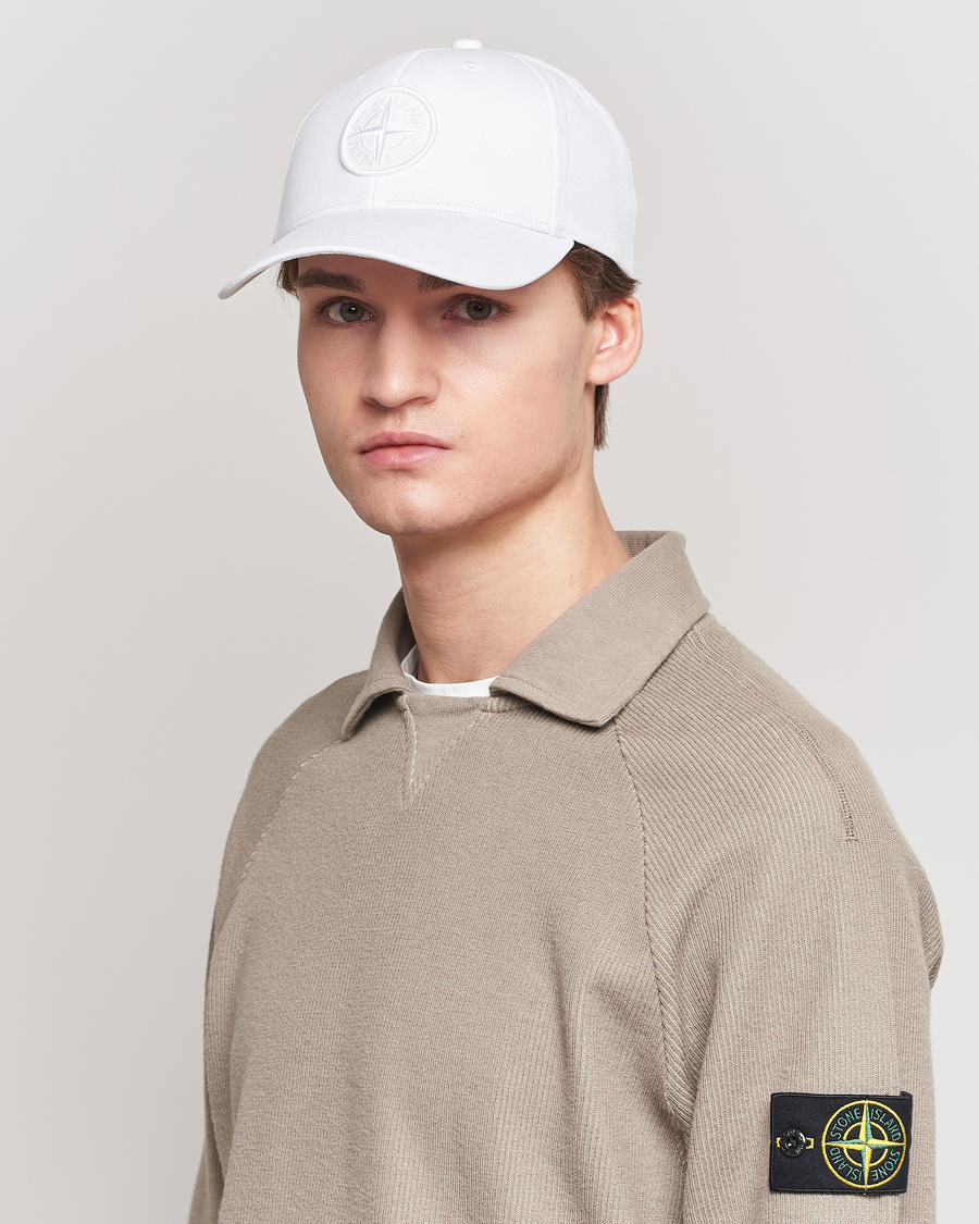 Heren | Stone Island | Stone Island | Classic Cotton Cap White