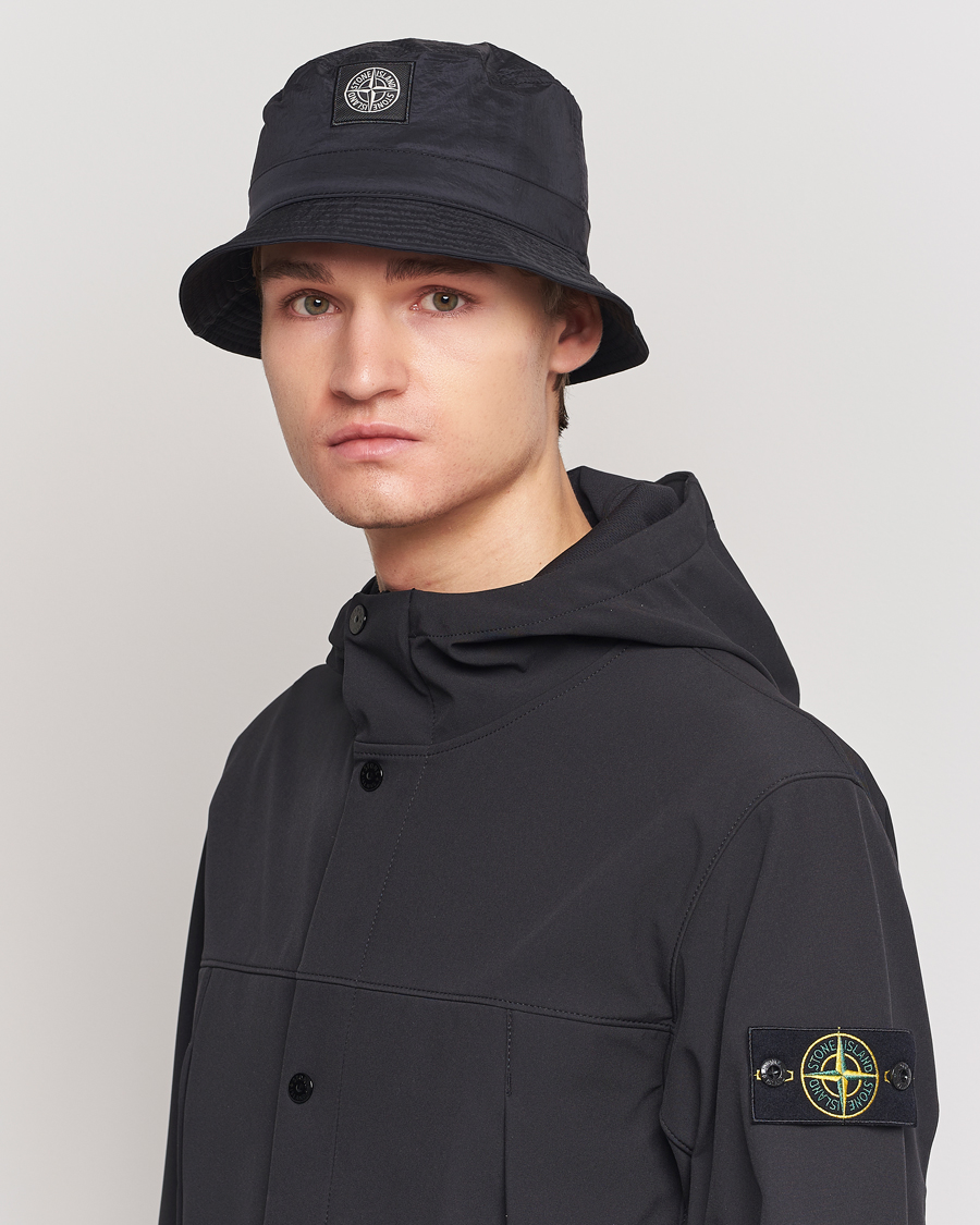 Heren | Hoeden en petten | Stone Island | Logo Bucket Hat Black