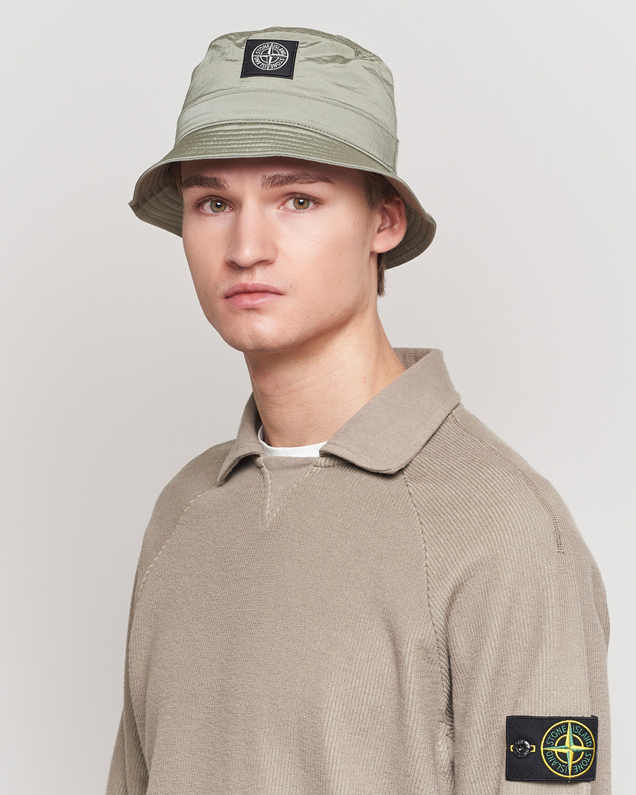 Heren | Accessoires | Stone Island | Logo Bucket Hat Natural Beige