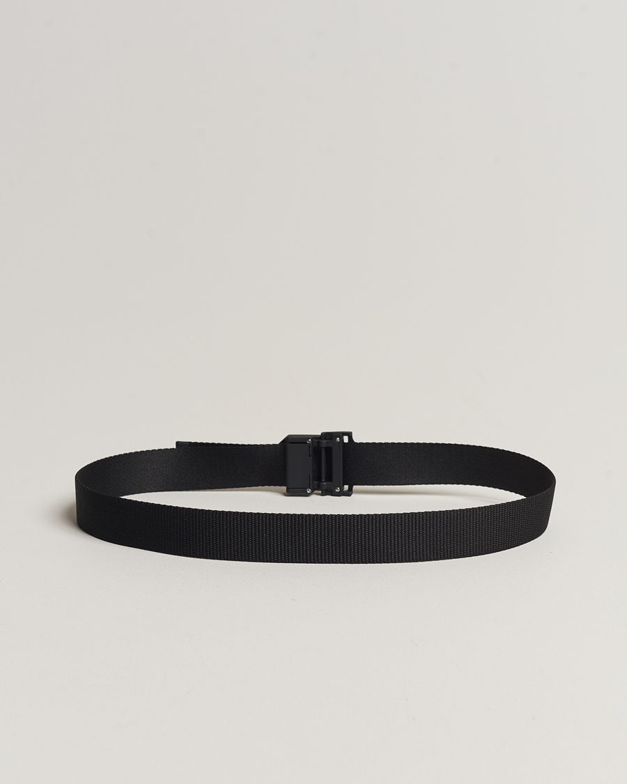 Heren | Leren riemen | Stone Island | Textile Belt Black