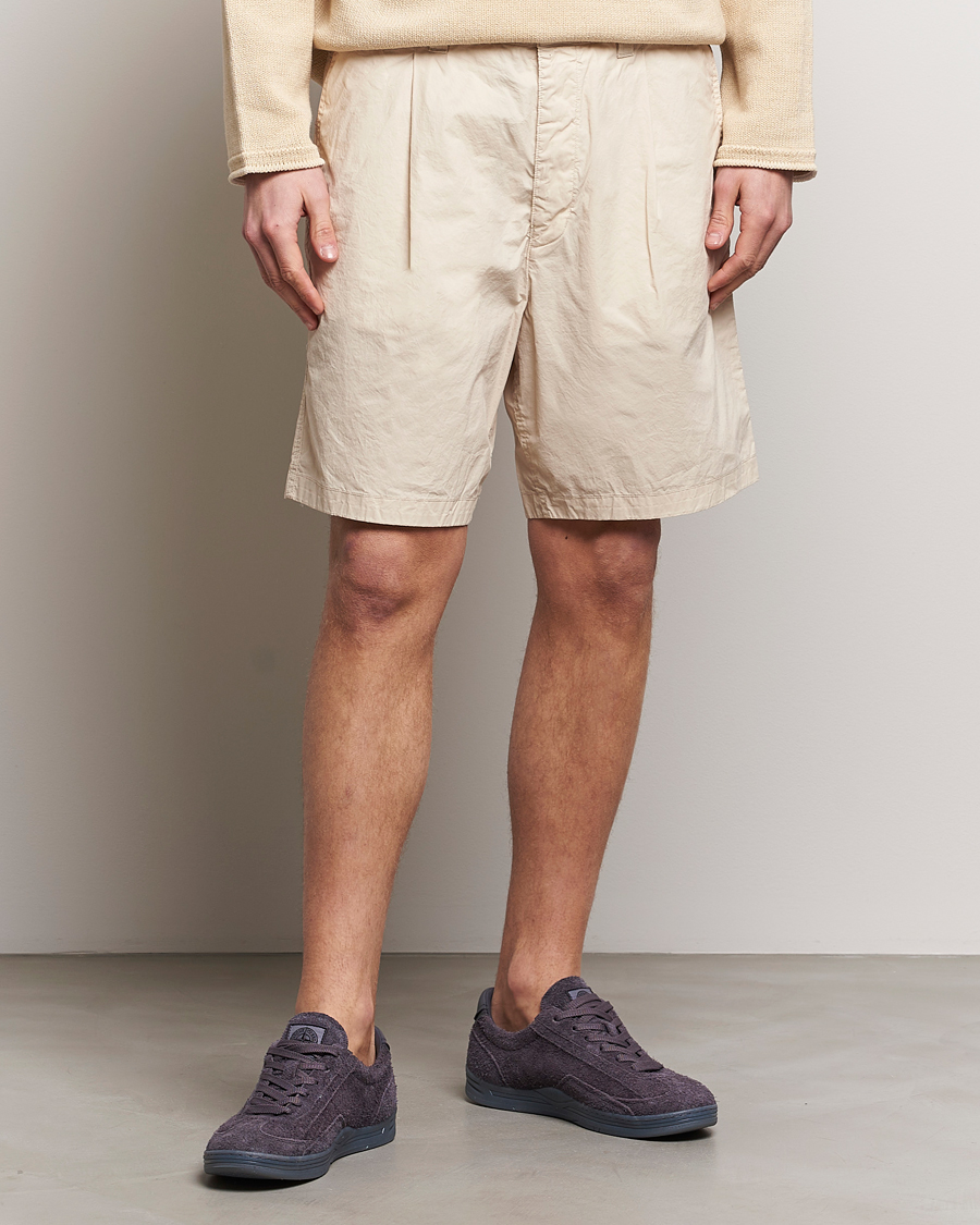 Heren |  | Stone Island | Marina Comfort Bermuda Shorts Natural Beige