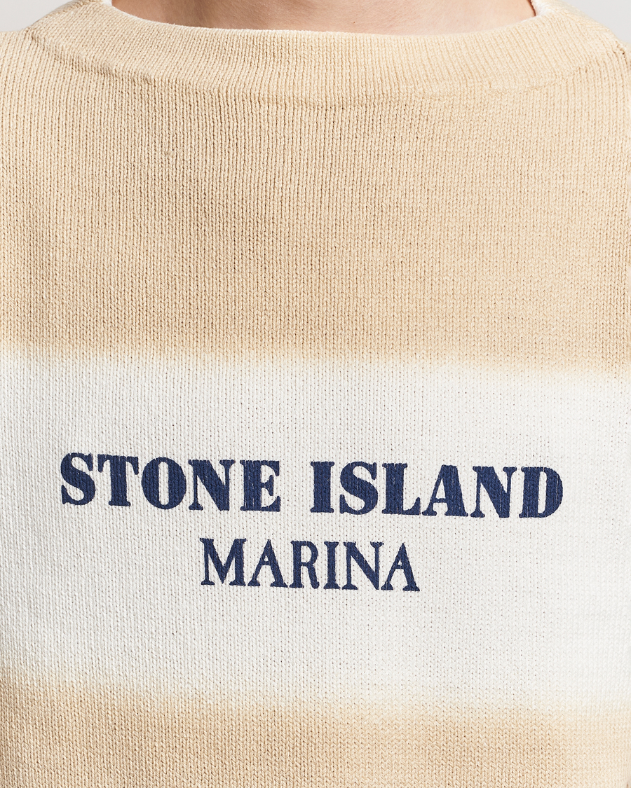 Heren | Truien | Stone Island | Marina Organic Cotton Sweater Natural Beige