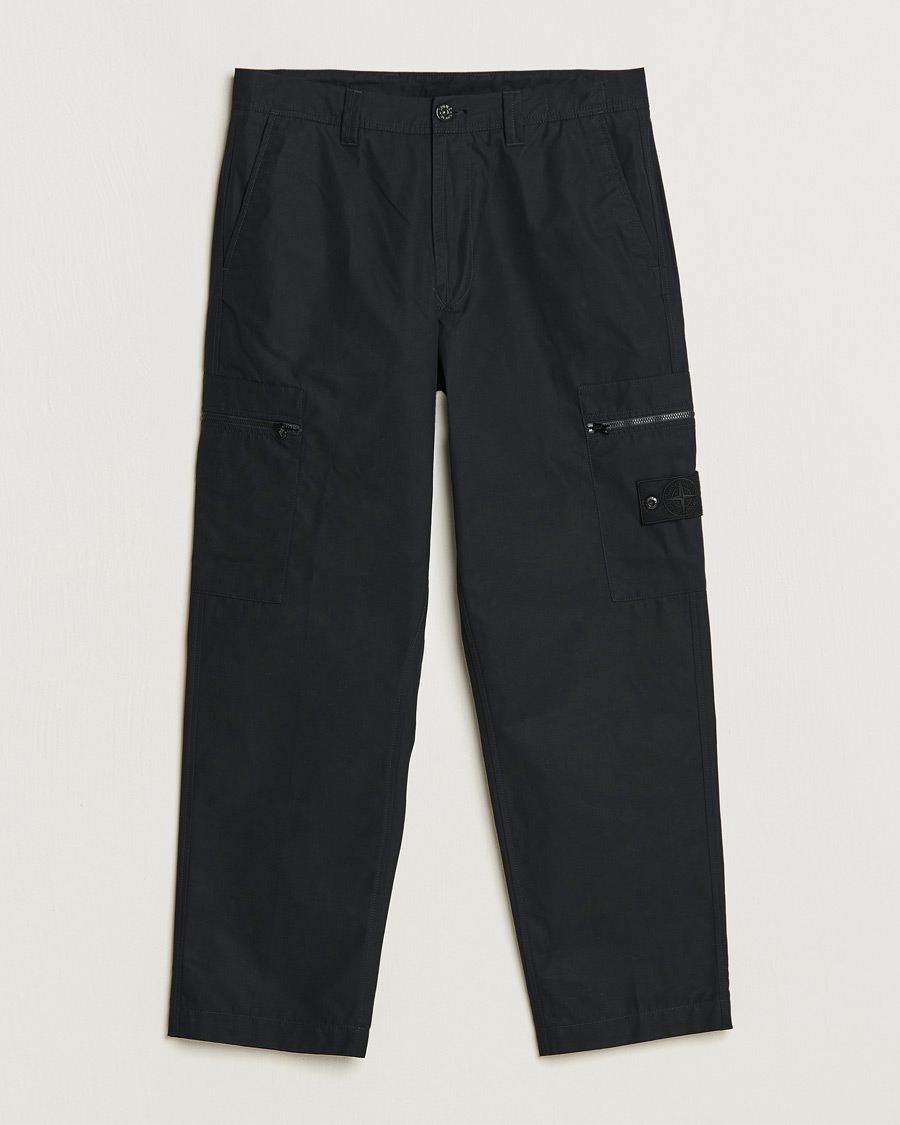 Heren | Broeken | Stone Island | Ghost Ventile Cotton Cargo Pants Black