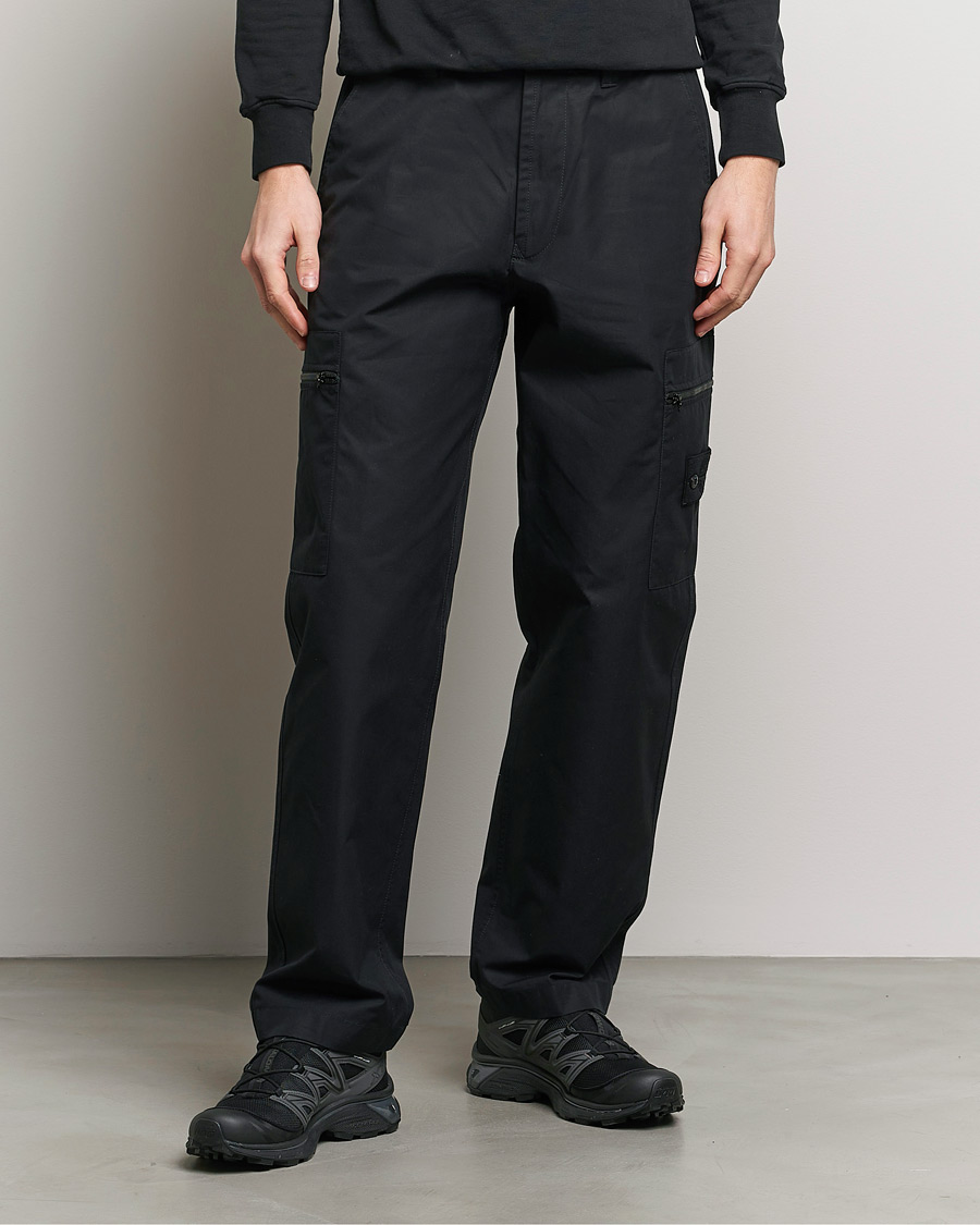 Heren | Stone Island | Stone Island | Ghost Ventile Cotton Cargo Pants Black