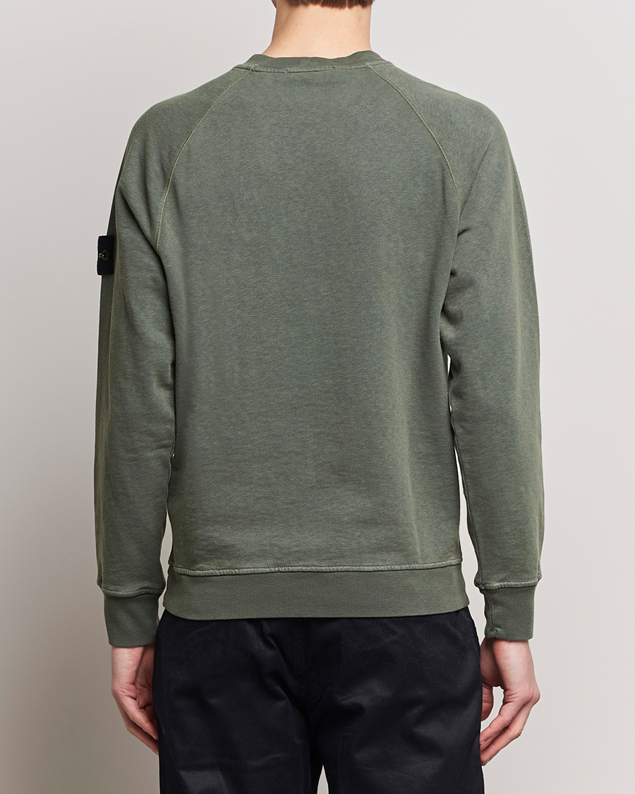 Heren | Truien | Stone Island | Garment Dyed Cotton Old Effect Sweatshirt Musk