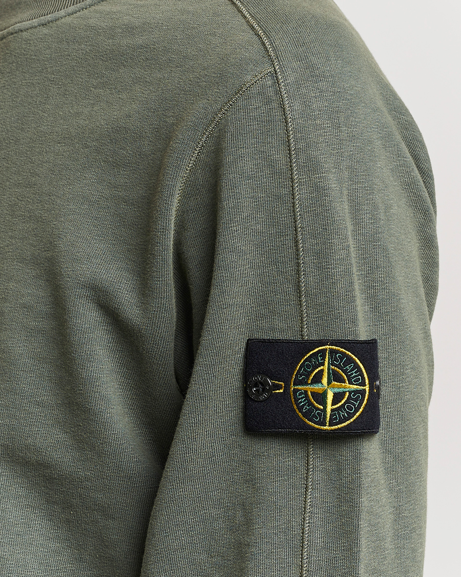 Heren | Truien | Stone Island | Garment Dyed Cotton Old Effect Sweatshirt Musk