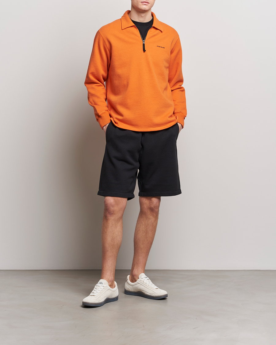Heren | Korte broek | Stone Island | Heavy Cotton Fleece Sweatshorts Black
